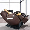 Image of Full Body Zero Gravity Shiatsu Recliner with Heat and Foot Rollers Massage Chair (Brown)