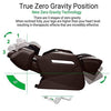 Image of Zero Gravity Full Body Shiatsu Luxurious Electric Massage Chair (Brown)