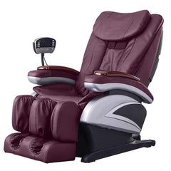 Full Body Electric Shiatsu Massage Chair (Burgundy)