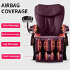 Image of Full Body Electric Shiatsu Massage Chair (Burgundy)