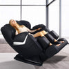 Image of Full Body Zero Gravity Shiatsu Recliner with Heat and Foot Rollers Massage Chair (Black)