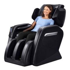 Zero Gravity Full Body Shiatsu Luxurious Electric Massage Chair (Black)