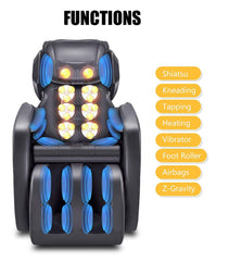 Zero Gravity Neck Full Body Electric Massage Chair (Black)